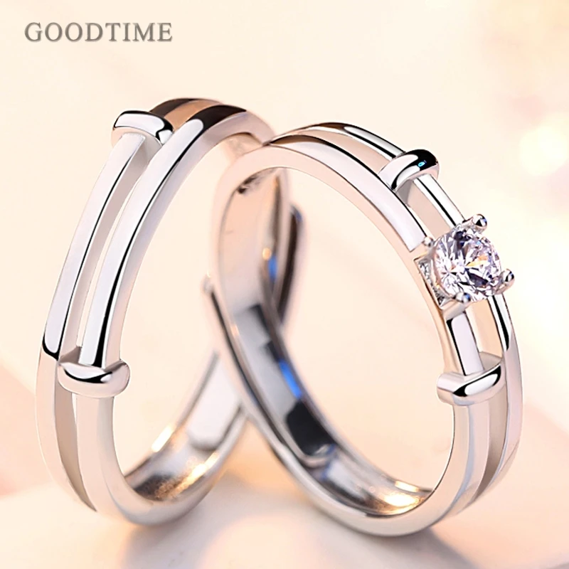 Обручальные кольца для невесты регулируемые и гравированные на палец из 100%