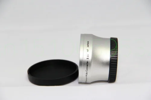 Телеобъектив 40 5 мм 2.0x для видеокамеры 2x серебристый|telephoto lens|lens 40.5mmtele lens |