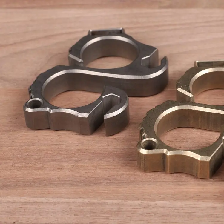 Нож DIY нож из анодированной латуни меди EDC титанового сплава TC4 красочные шнурки