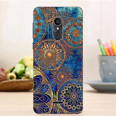 Мягкий силиконовый чехол для Alcatel 3C Модный из ТПУ с гелевой росписью 3C/3C Dual 5026D