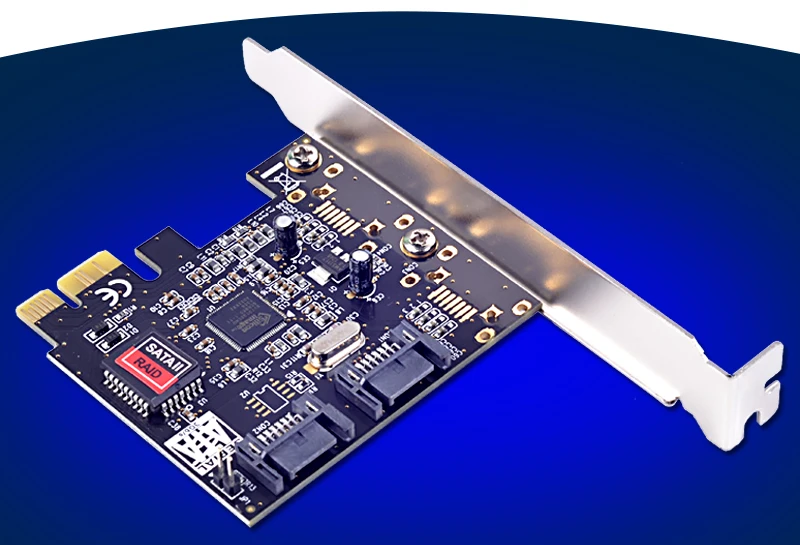 2 порта SATA 0 PCI E Raid контроллер карты SIL3132 чипсет для Silicon RAID 1|raid controller card|port satapci-e raid |