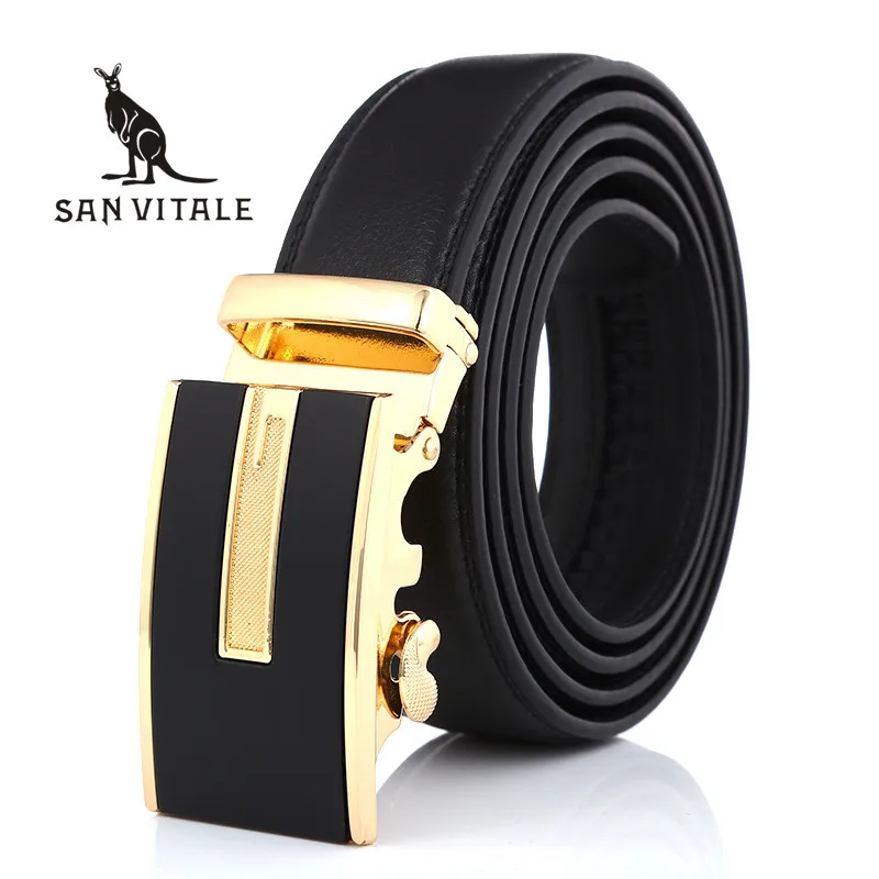 

Belt For Men Belts Genuine Leather Cowskin Straps Elastic Buckle Large Size 2018 New High Quality Reversible Designer Casual