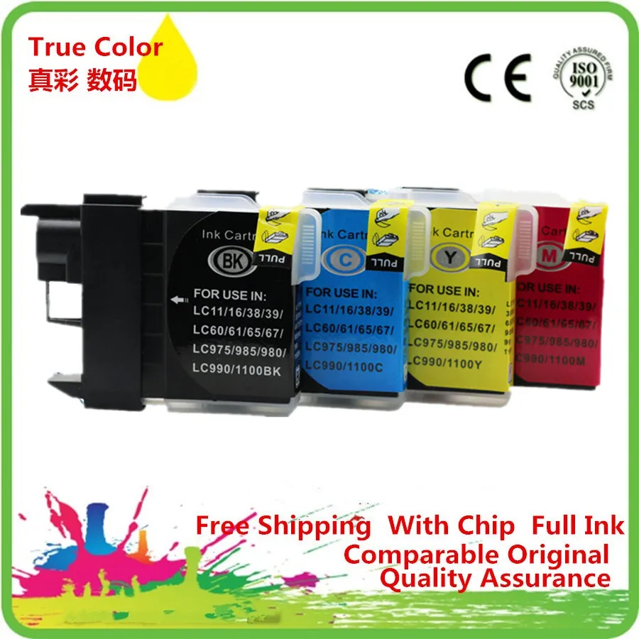 

Replacement LC 11 16 38 61 C65 Ink Cartridges For DCP J515W J140W DCPJ140W DCP145C DCP165C DCP185C DCP195C DCP197C