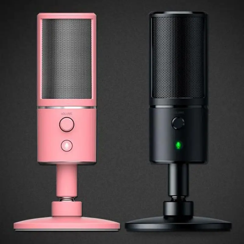 razer Seiren X Pickup 3 цвета микрофон для Live Webcast цифровой конденсаторный голосовой усилитель для настольного компьютера ноутбука