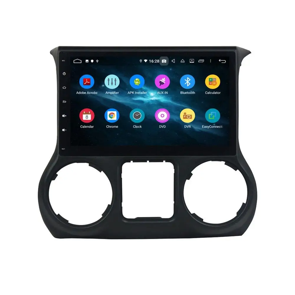 Автомобильный DVD плеер CarPlay DSP PX6 10 1 дюйма Android для Jeep Wrangler 2011 2016 стерео радио GPS