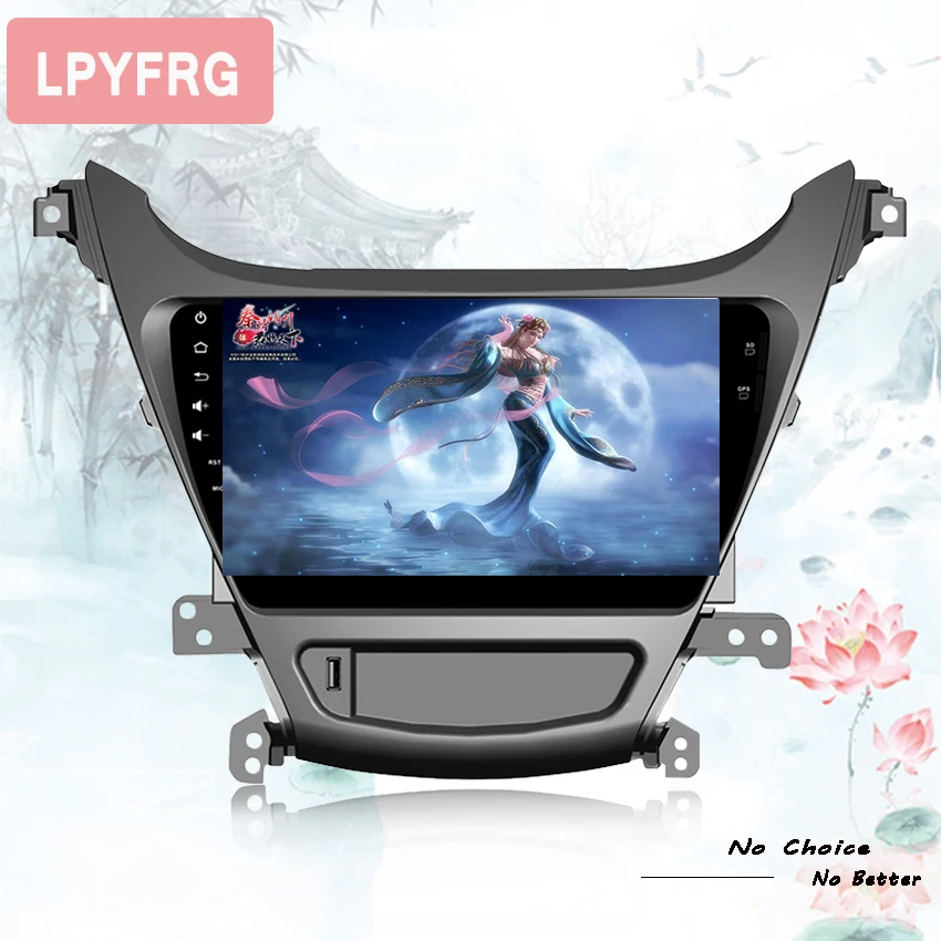 Android 10 автомобильный DVD плеер мультимедиа для Hyundai Elantra 2014 2015 GPS bluetooth навигация