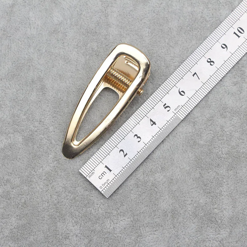 6cm blank gold 10 шт. родий золотой цвет заколки для волос модные корейские шпильки пустая основа заколки для волос для Diy ювелирных изделий жемчужные заколки для волос установка - Цвет: 6cm blank gold