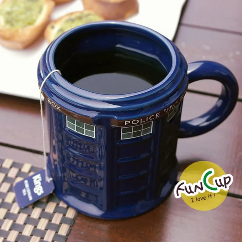 Кружка TIANXI Doctor Who классическая круглая кружка для полицейского участка ТАРДИСа