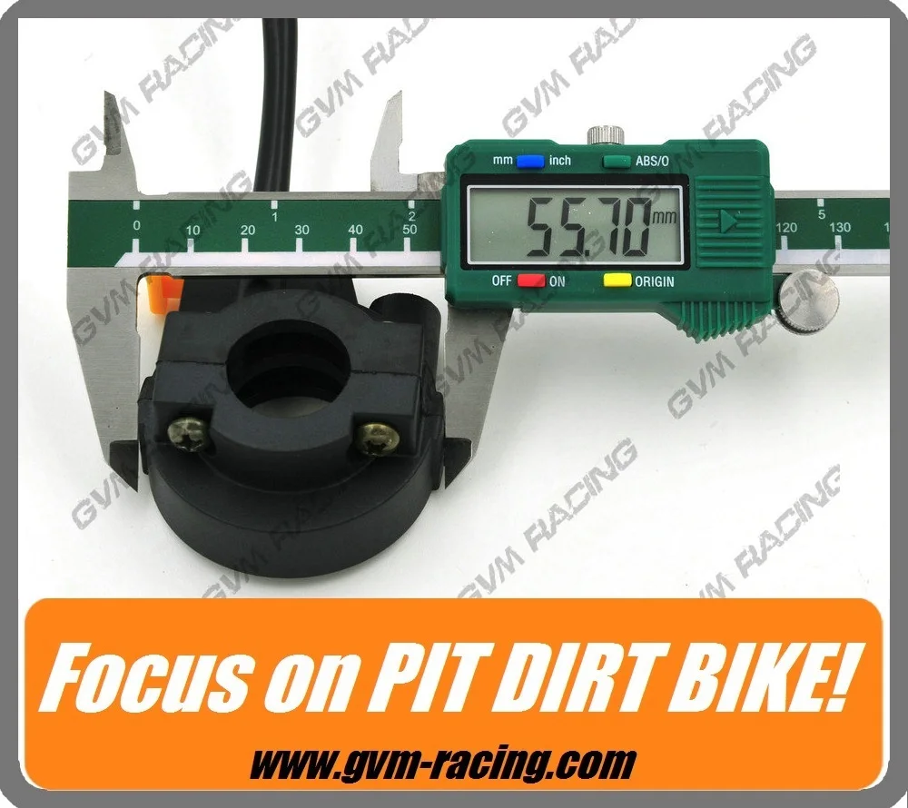 Спрей черный переключатель мощности мотоцикла 12В для универсального мотокросса