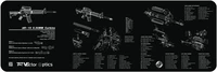 vector optics 36x12 inch ar15 223 carbine gun cleaning bench rubber mat accessory all rifle parts list schematics