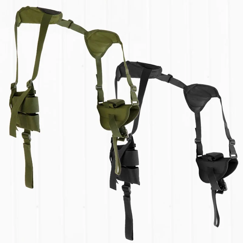 

Tactical Armpit Holster General Agent Double Shoulder Hidden Concealed Adjustable Pull-Ups Shoulder Strap Double Bag