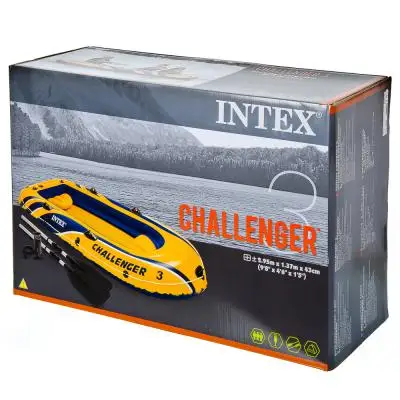 ЛОДКА НАДУВНАЯ Challenger 3. 3 камеры. Размер 295x137x43 см. до 300 кг. Комплект весла/насос/2