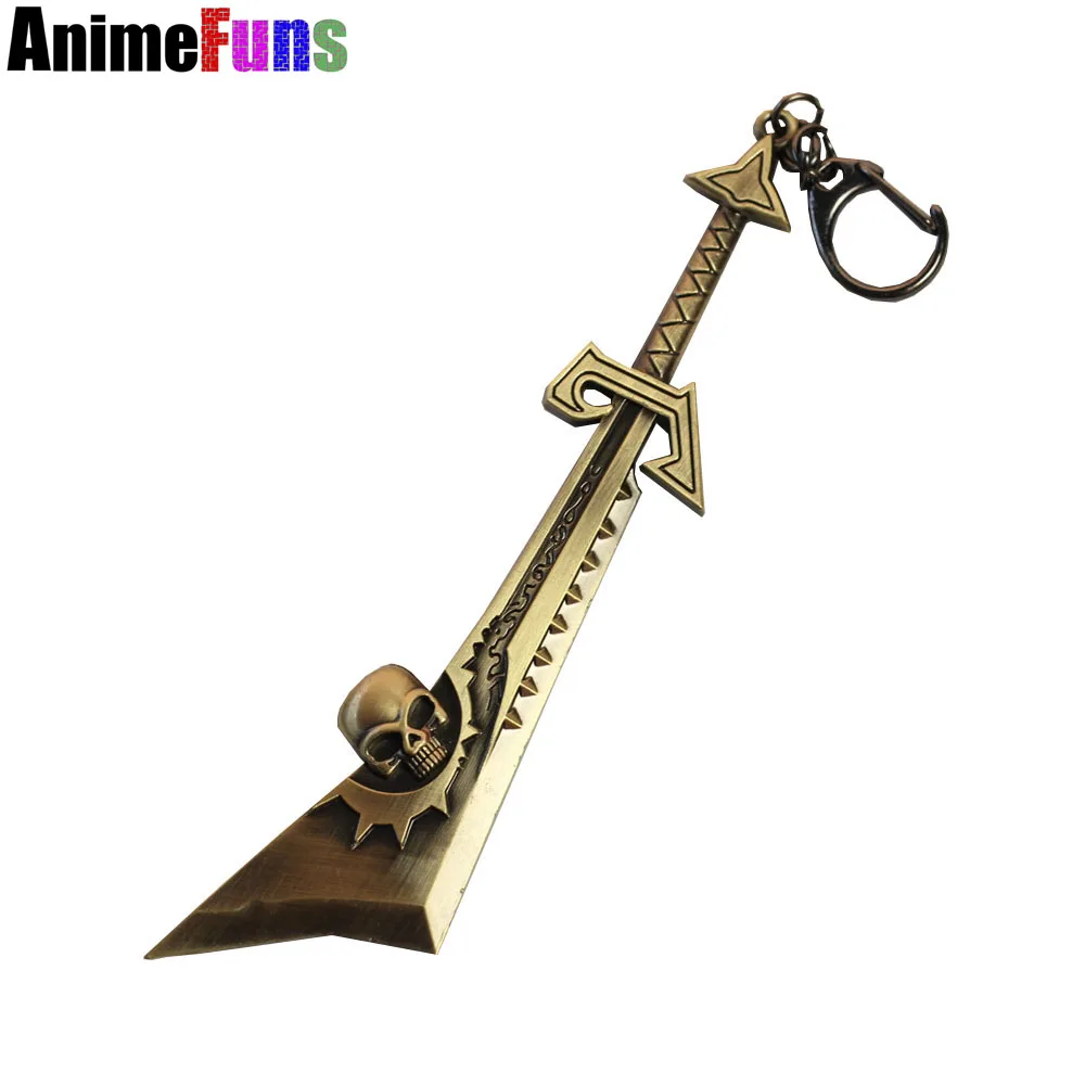 Популярная игра WOW Ashbringer Ghost head chopper 15 см оружие металлическая игрушка брелок