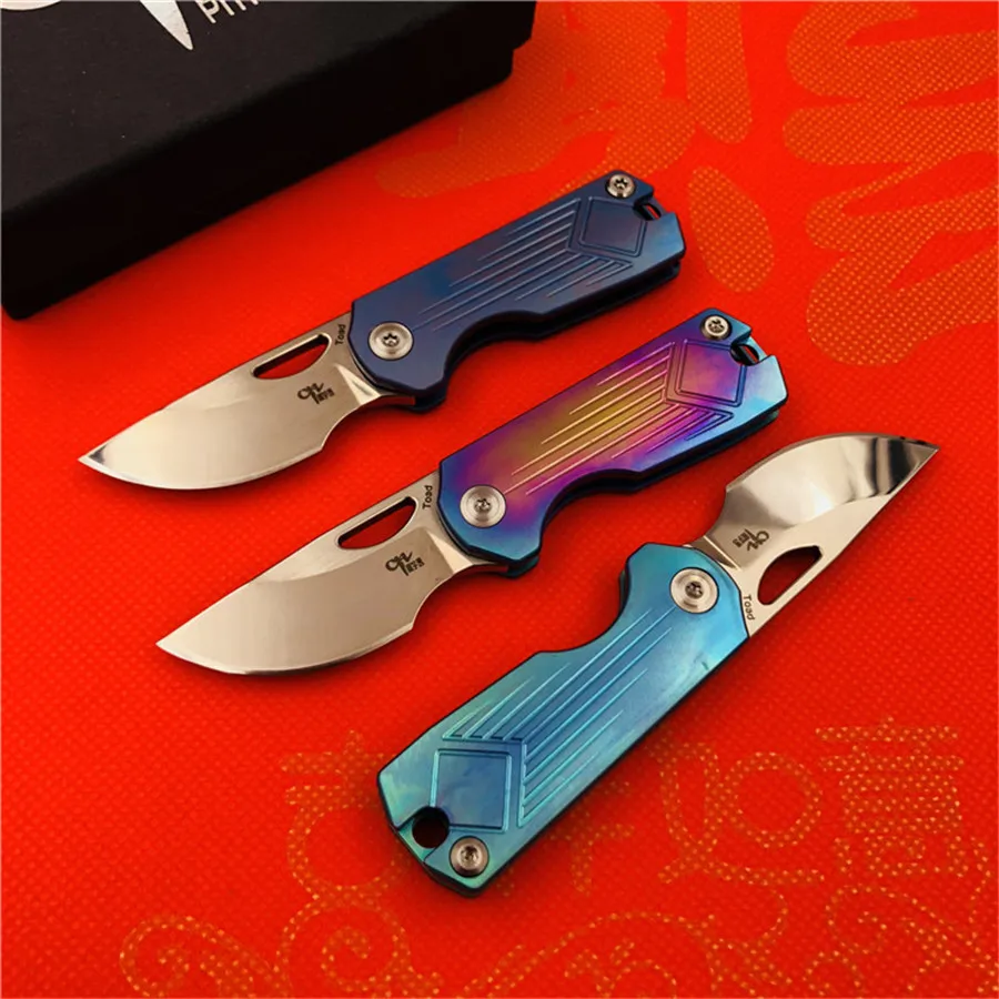CH CH3515Flipper складной нож s35vn лезвие титановая ручка для кемпинга выживания охоты