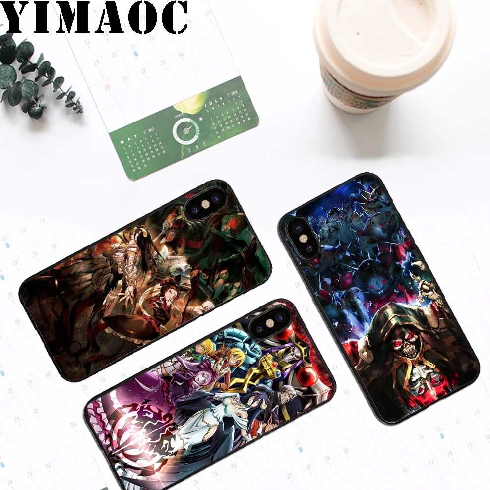YIMAOC Overlord Japan аниме Мягкий силиконовый чехол для iPhone 11 Pro Xr Xs Max X или 10 8 7 6 6S Plus 5 5S SE |