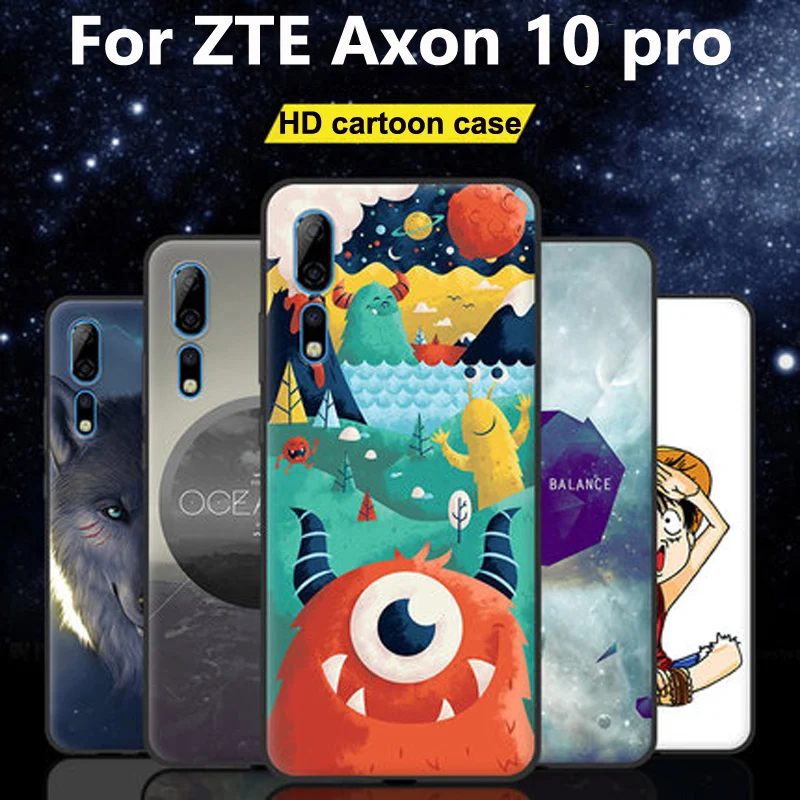 Силиконовый чехол для ZTE Axon 10 pro 10pro Axon10 мультяшный ТПУ телефона A2020 Pro мягкий