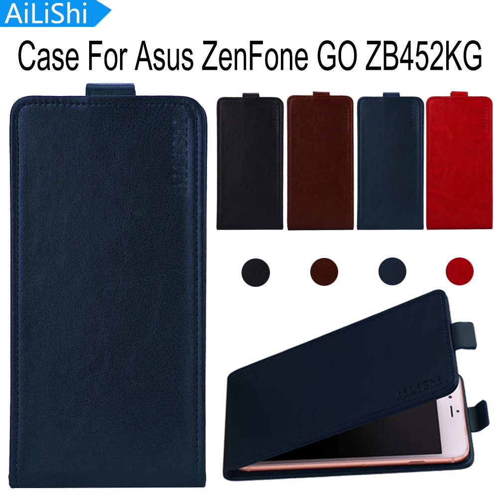 

AiLiShi, лидер продаж, чехол для Asus ZenFone GO ZB452KG, высококачественный откидной защитный чехол из искусственной кожи, модный кожаный чехол с отделен...