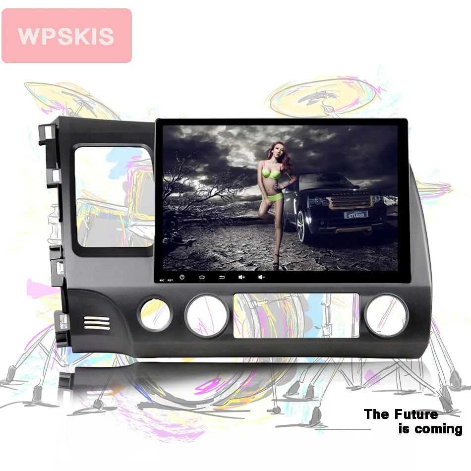 Головное устройство для Honda Civic 2006 2011 8 ядер Android 10 0 DVD GPS с радио RDS BT зеркальная