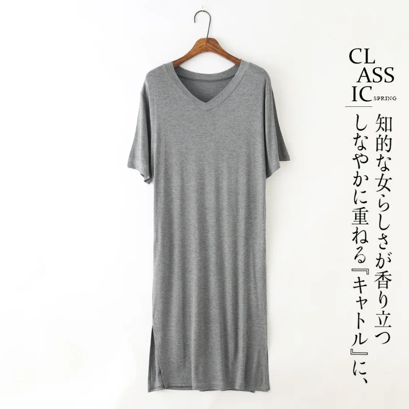 Ночная рубашка женская с коротким рукавом цвет в ассортименте M L XL XXL размера плюс