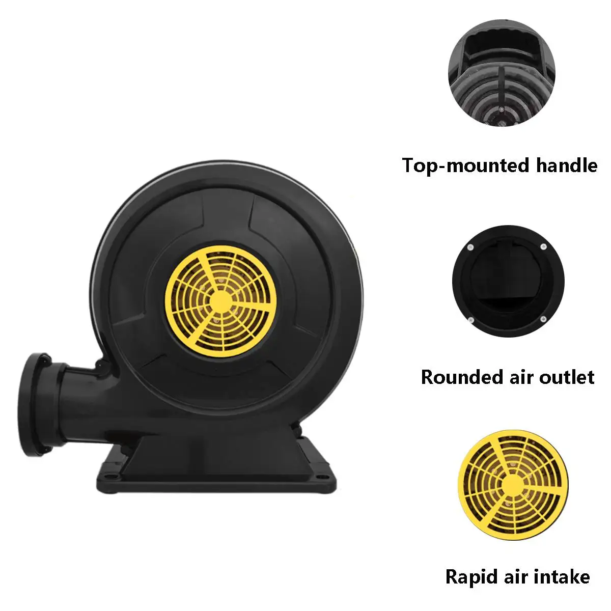 Blower Fan 6x 4M надувной открытый проектор кино проекционный экран домашние вечерние двора кино вентилятор - Цвет: Blower Fan