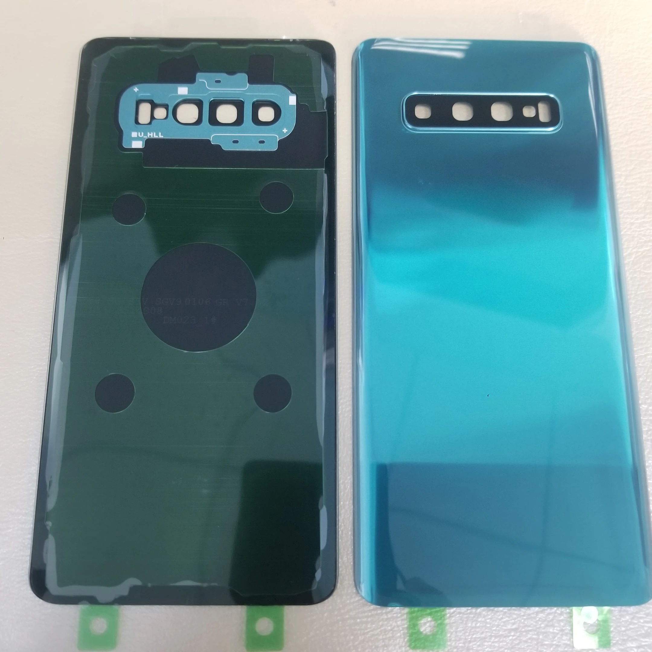 10 шт. задняя крышка Novecel с крышкой камеры для samsung S10/S10E/S10 Plus задняя крышка батарейного отсека задняя дверь Корпус чехол Замена