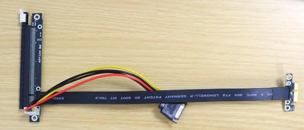 Новый адаптер PCI E 1X к 16X Riser Card удлинитель кабеля PCIe 3 0 X1 Express Видеокарта для BTC Miner