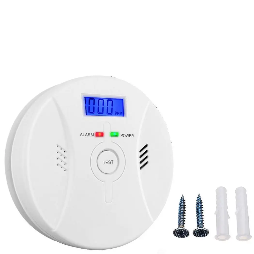 Combination Carbon Monoxide Smoke Alarm Poisoning Sensor Detector | Безопасность и защита