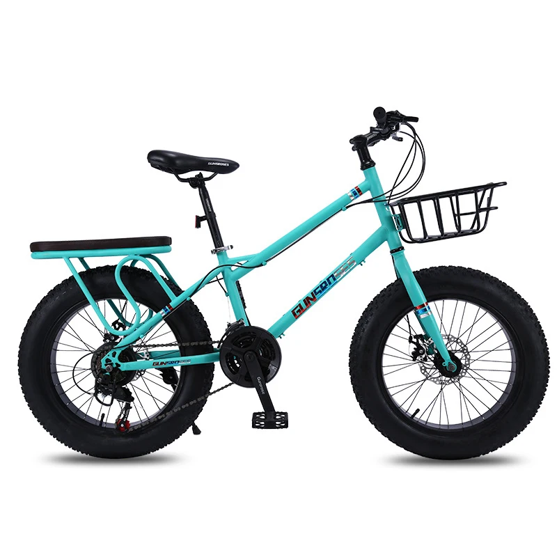 

20inch Fat tyre bicycle 7-speed Mountain Bike Shock-absorbing Wide tyre bicycle 4.0 Extra Large Tire Variable speed Snow bicycle