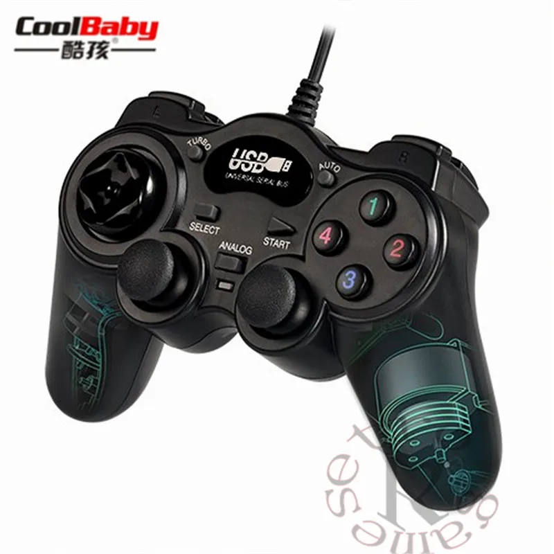 Проводной геймпад джойстик usb 2 0 Shock Джойстики игровой контроллер для ПК ноутбука