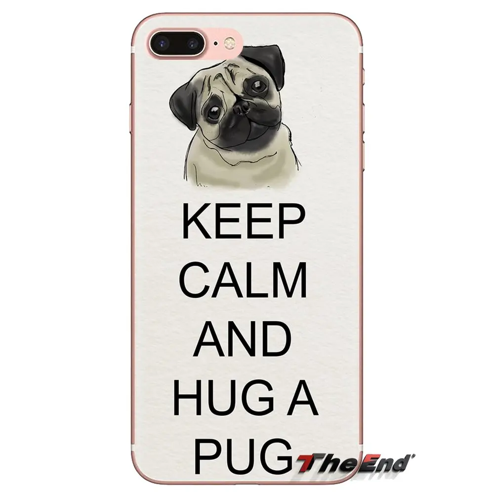 Soft Transparent Cases Covers funny Pug dog For Samsung Galaxy J1 J2 J3 J4 J5 J6 J7 J8 Plus 2018 Prime 2015 2016 2017 |