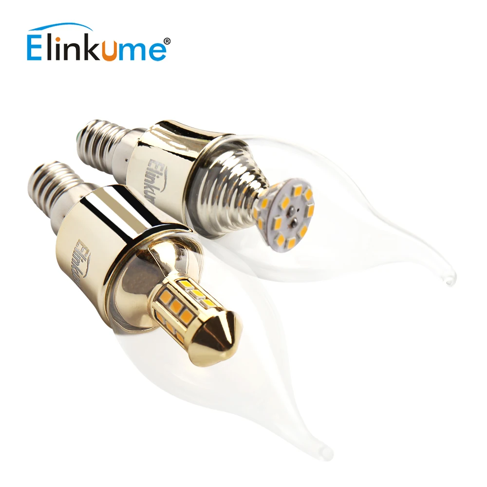 MUMENG E14 светодио дный свечки 2835SMD лампы высокой Яркость 5 Вт SMD2835 18 25 s AC85-265V теплый