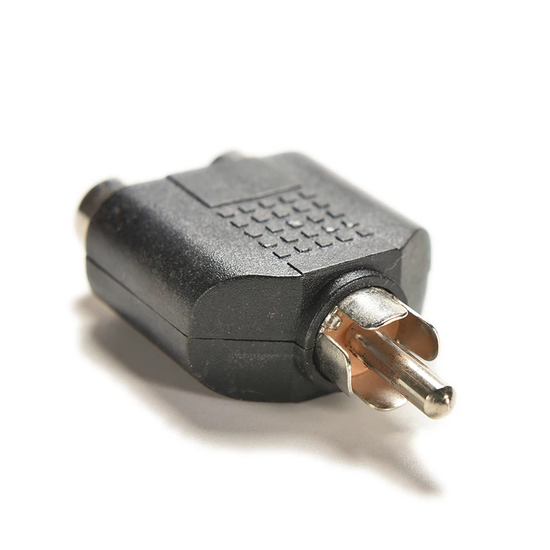 Переходник-разветвитель для кабеля 2 шт. черный | Электроника