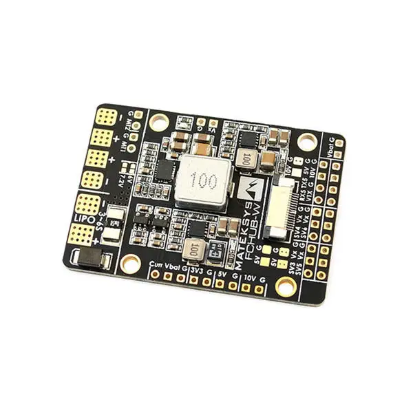 Matek FCHUB-W PDB 3-6S Встроенный 4 BEC и 104A Датчик тока для RC FPV Racing Drone | Игрушки хобби