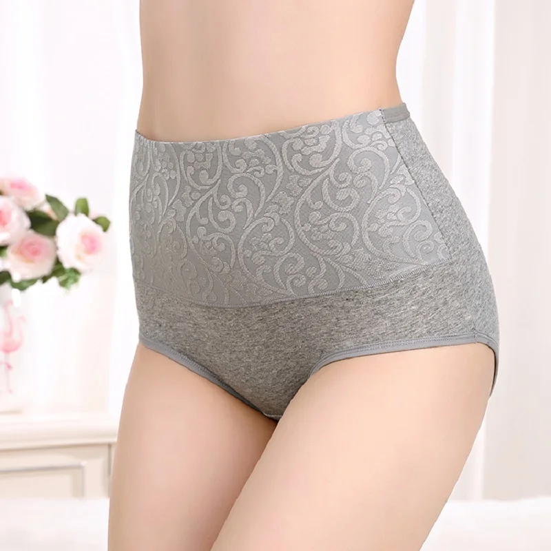 THSISSUE Women Panties Underwear Breathable Briefs Ladies for Sexy High Waist Underpants Large Size |