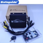 Автомобильный видеорегистратор, 2 канала, с камерами 1080P AHD и дистанционным управлением, горячая распродажа, 2019