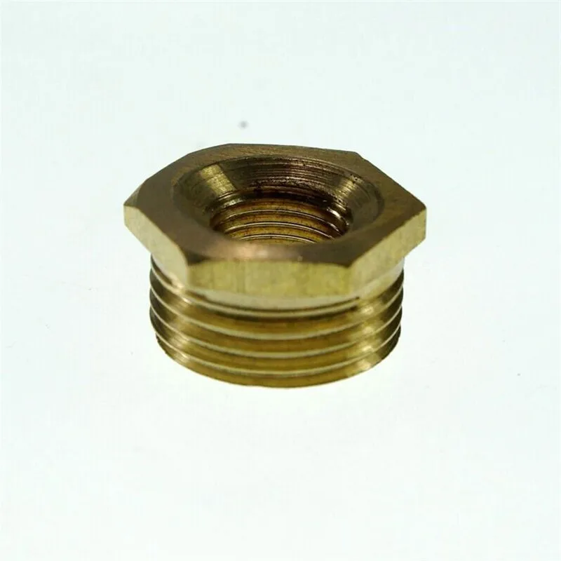 

5PCS Brass 3/8" Male x 1/8" BSPP Female Adapter Reducer