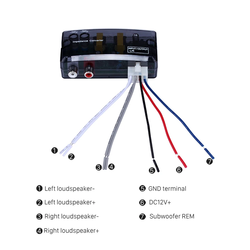 Seicane Car 2Ch Time Delayer Adapter High with Level to Low Speaker Box Amplifier | Автомобили и мотоциклы