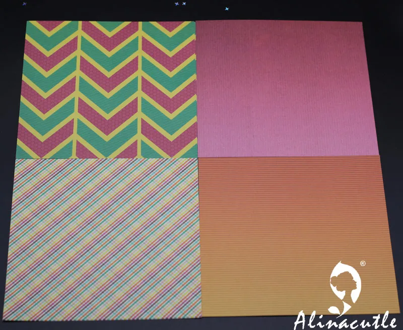 AlinaCraft 24 листа бумаги с узором 6 &quotx 6&quot enojy каждый день Скрапбукинг бумажный пакет