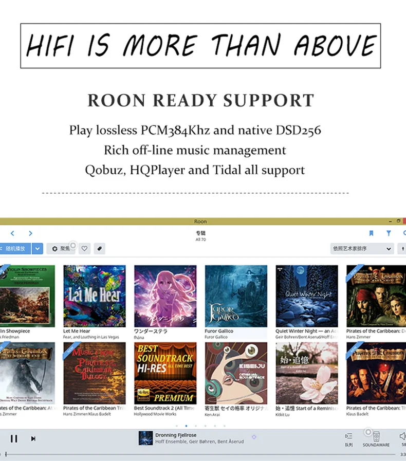 R-077 SOUNDAWARE A1 Национальный HIFI потоковый музыкальный плеер Многофункциональный встроенный настольный с ЦАП двойной усилитель для наушников