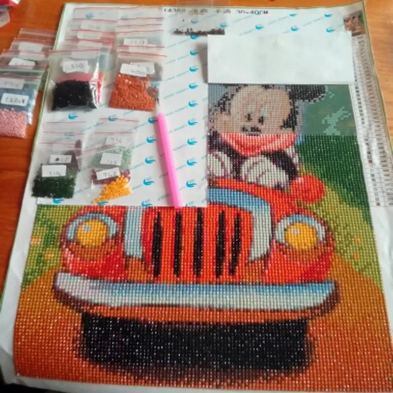Новое поступление DIY полная круглая Алмазная Картина Вышивка крестом Собака