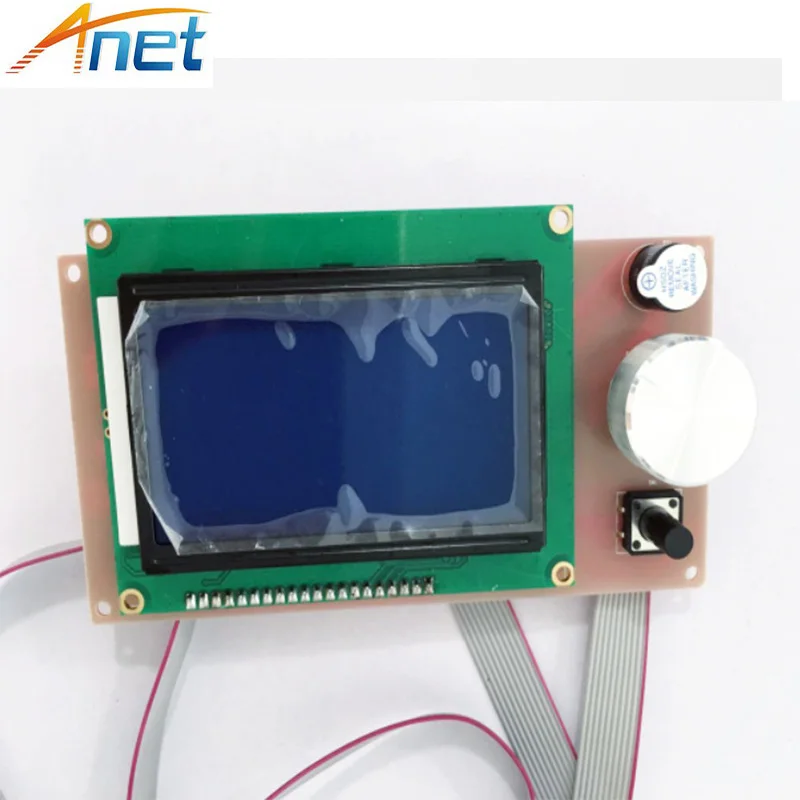 3D принтер Anet панель управления ЖК экраном 2004/12864 синяя часть экрана RAMPS 1 4 Play