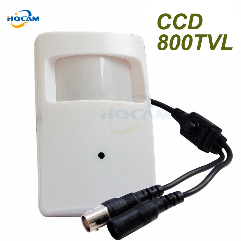 

HQCAM OSD Sony CCD 4151+810/811 800TVL Security Indoor Mini PIR Style Surveillance Camera pir mini camera pir mini camera ccd