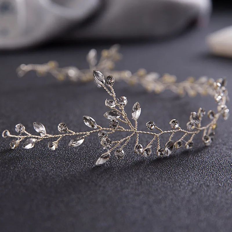 2017 Тиара Свадебный Украшения для волос Романтические свадебные Женские