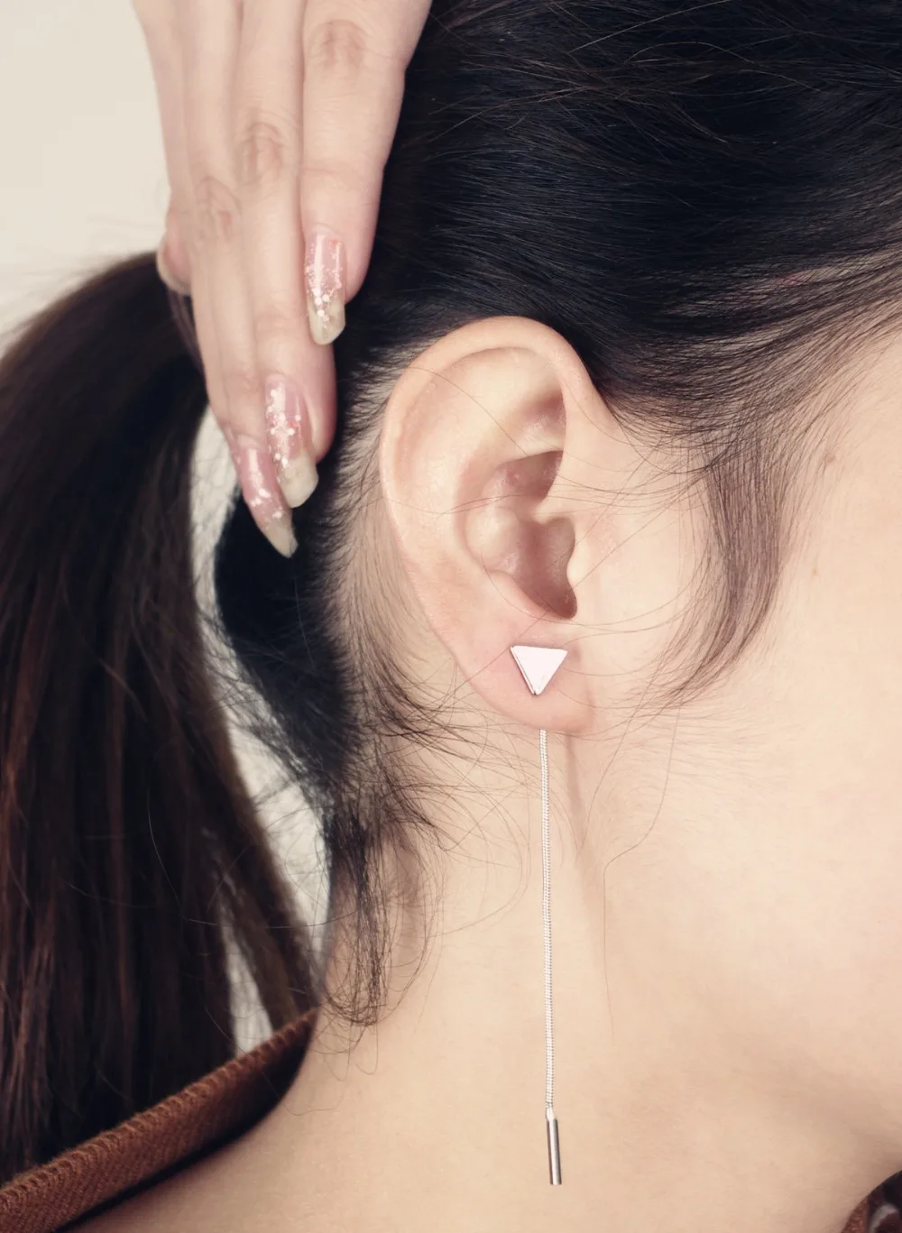 H:HYDE панк сердце Геометрическая металлическая цепочка кисточки ювелирные