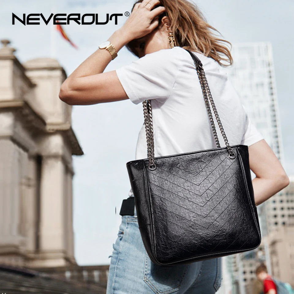 Женская сумка NEVEROUT из натуральной кожи на плечо|Сумки с ручками| |