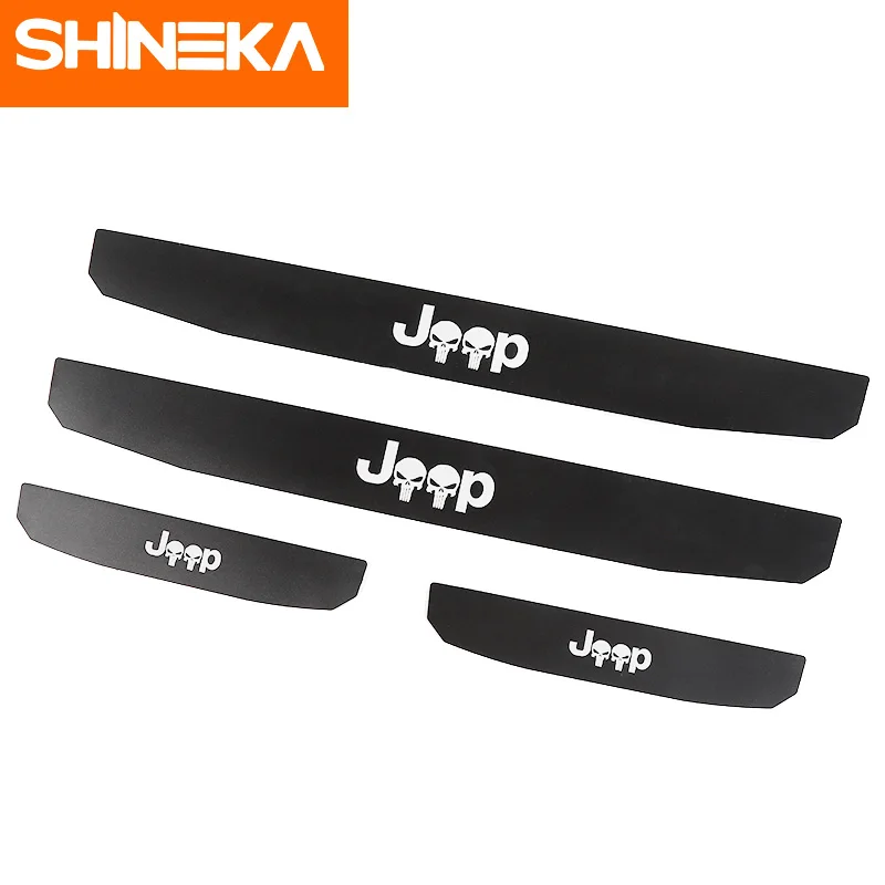 SHINEKA Nerf бары и подножки для Jeep Wrangler JL 2018 алюминиевый сплав пороги 4 дверные
