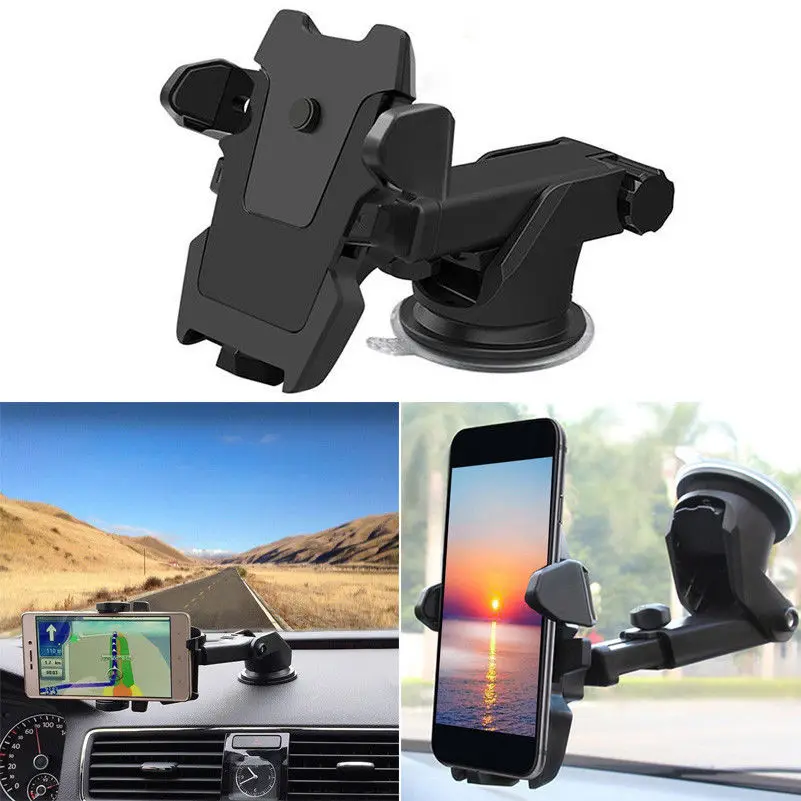 

360 Degree Car Phone Holder Mount Seat Air Vent Car Mobile Phone Stand Clip For iPhone Samsung Xiaomi Huawei Dashboard Support