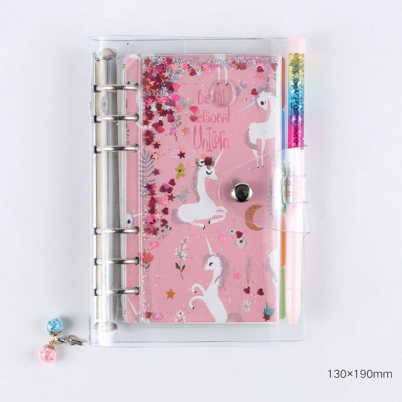 Notebook Pen-C JUGAL, милый блокнот с единорогом, пулевидный журнал, набор с ручкой, дневник, планировщик, канцелярские принадлежности, блокнот для путешественника, дневники, школьные принадлежности - Цвет: Notebook Pen-C