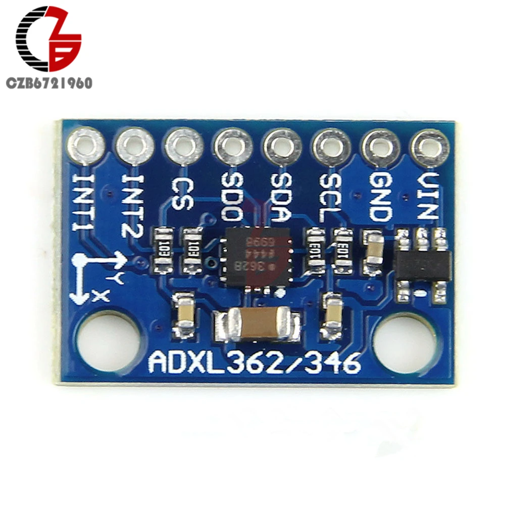 ADXL362 3 осевой цифровой акселерометр сенсорный модуль SPI для Arduino|spi module|spi sensorspi