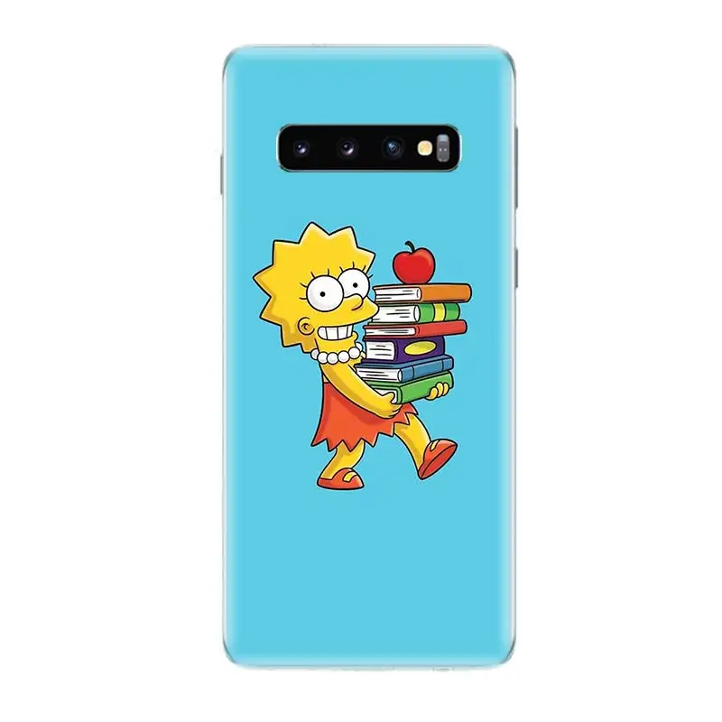 Мультифильм Симпсоны Желтый Уникальный TPU силиконовый чехол для samsung Galaxy A30 A20 A10 A50
